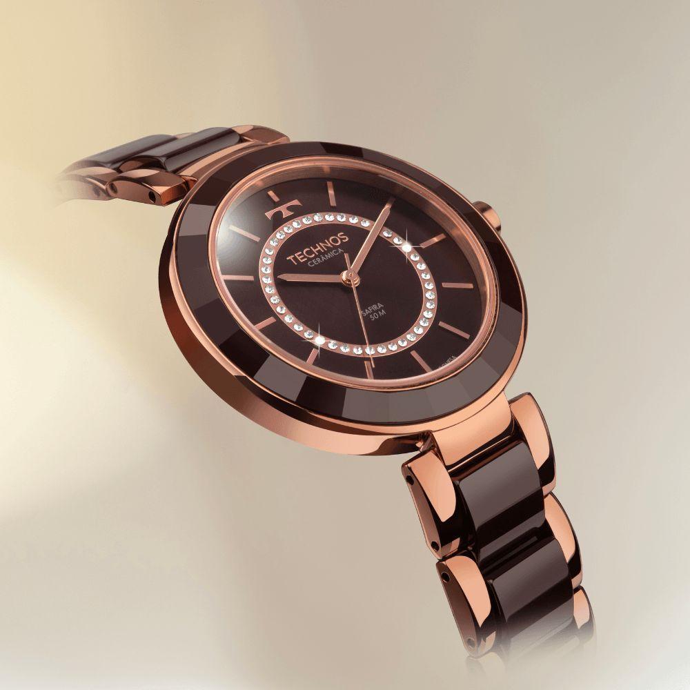 Relógio Technos Feminino Ceramic-saphire Rosé - 2036nay-1m - 4