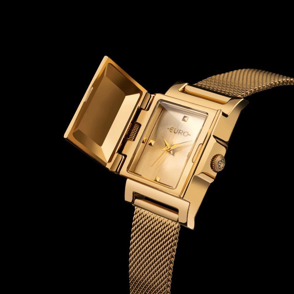 Relógio Euro Feminino Unique Dourado - Eu2035yxd-4d - 5