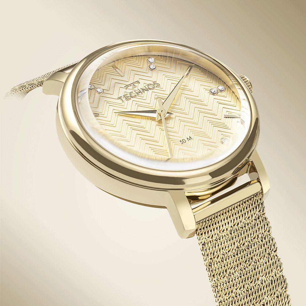 Relógio Technos Feminino Style Dourado - 2036mtc-1d 2036mtc-1d - 2