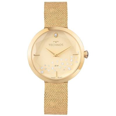 Relógio Technos Feminino Crystal Dourado - Vx50aq-1d