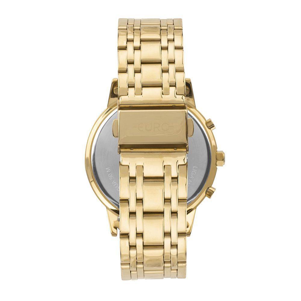 Relógio Euro Feminino Big Case Dourado - Eujs26aa-4d Eujs26aa-4d - 3