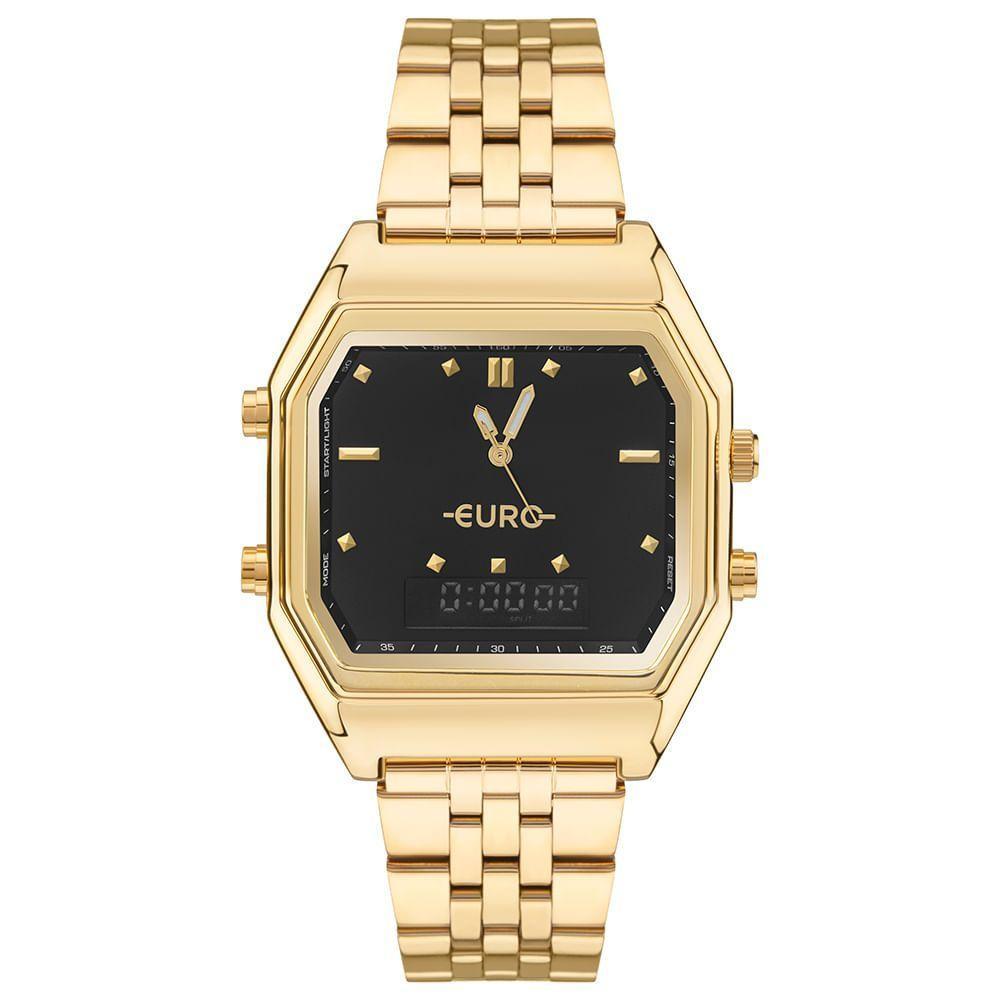 Relógio Euro Feminino Fashion Fit Sporty Dourado - Eubj3718af-4d - 1