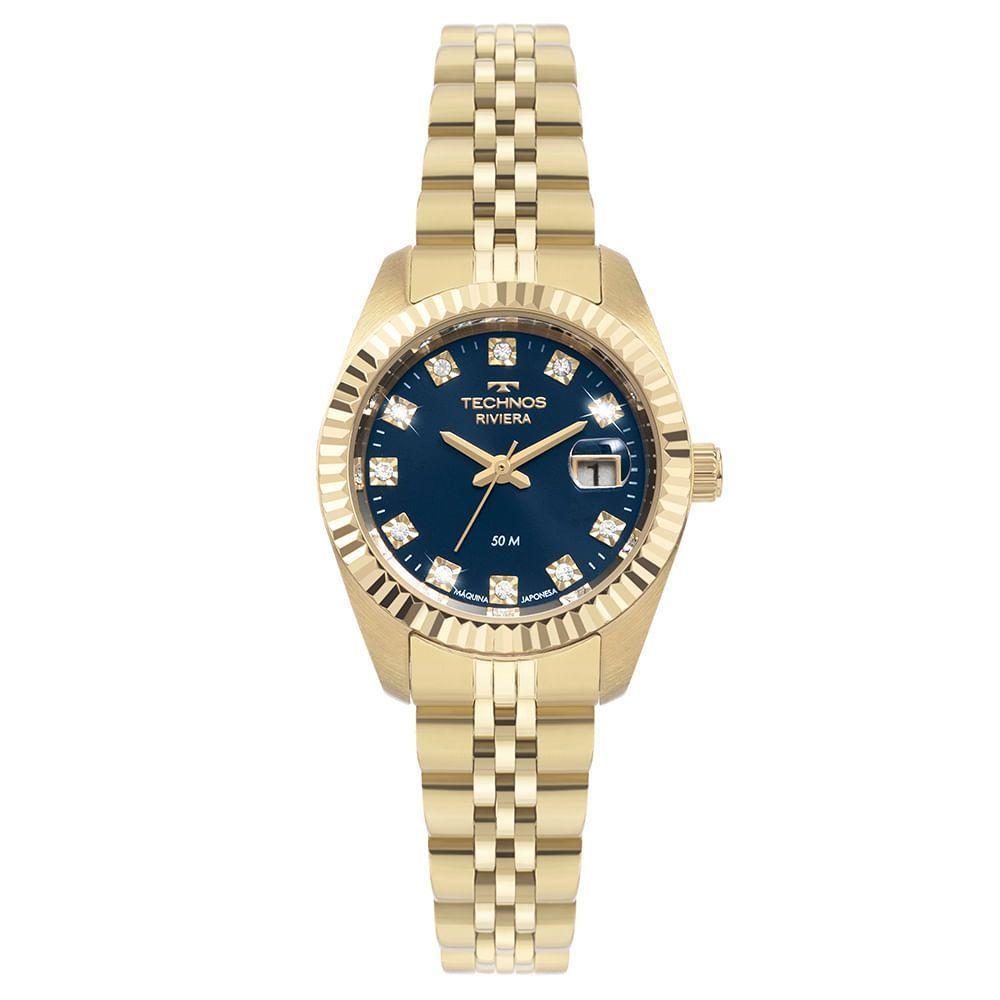 Relógio Technos Feminino Riviera Dourado - 2015cew-1a 2015cew-1a - 1