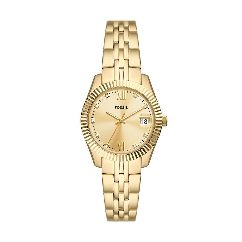 Relógio Fossil Feminino Scarlette Dourado - Es5338-1dn Es5338-1dn - 1