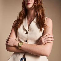 Relógio Fossil Feminino Scarlette Dourado - Es5338-1dn Es5338-1dn