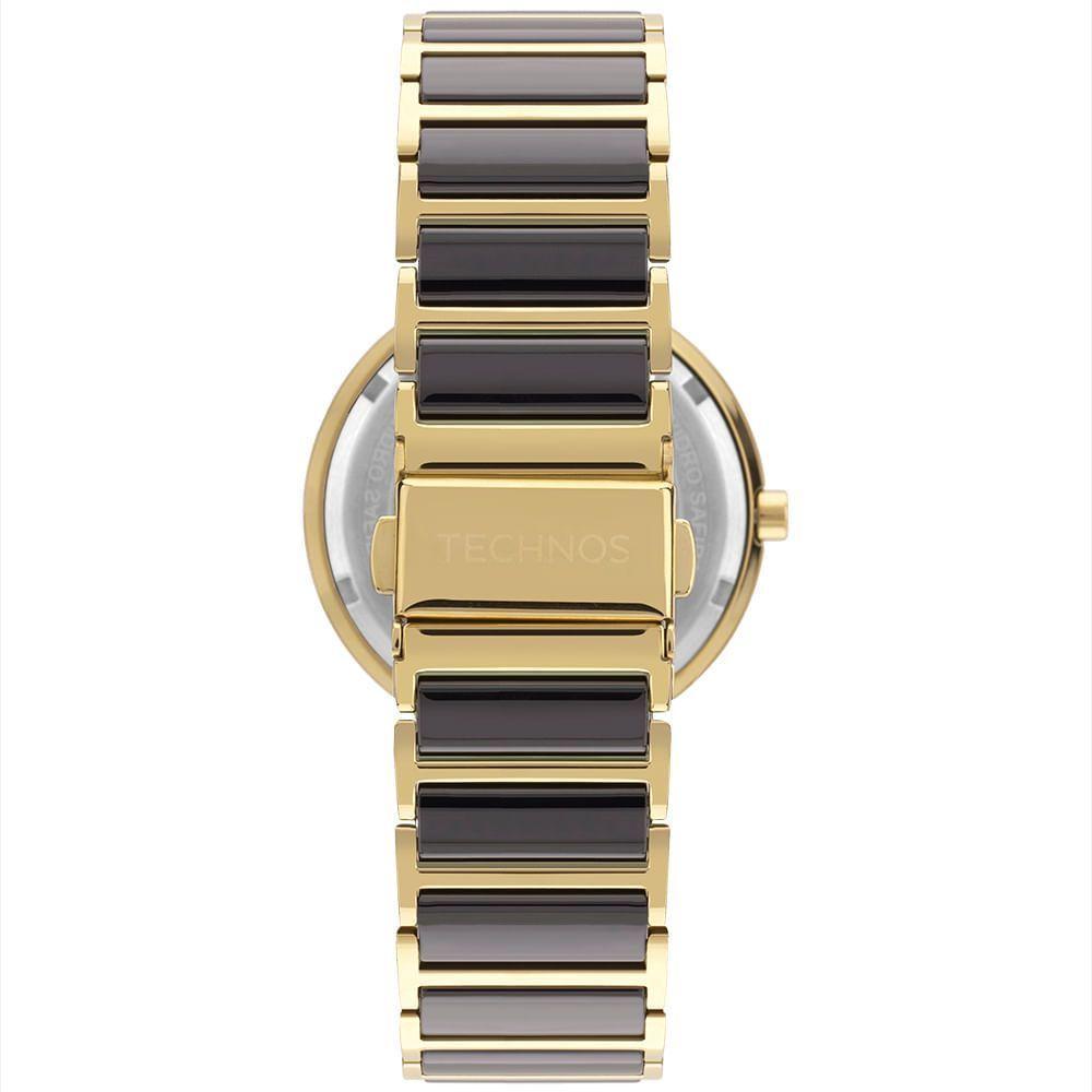 Relógio Technos Feminino Ceramic-saphire Dourado - 2015cej-2p 2015cej-2p - 3