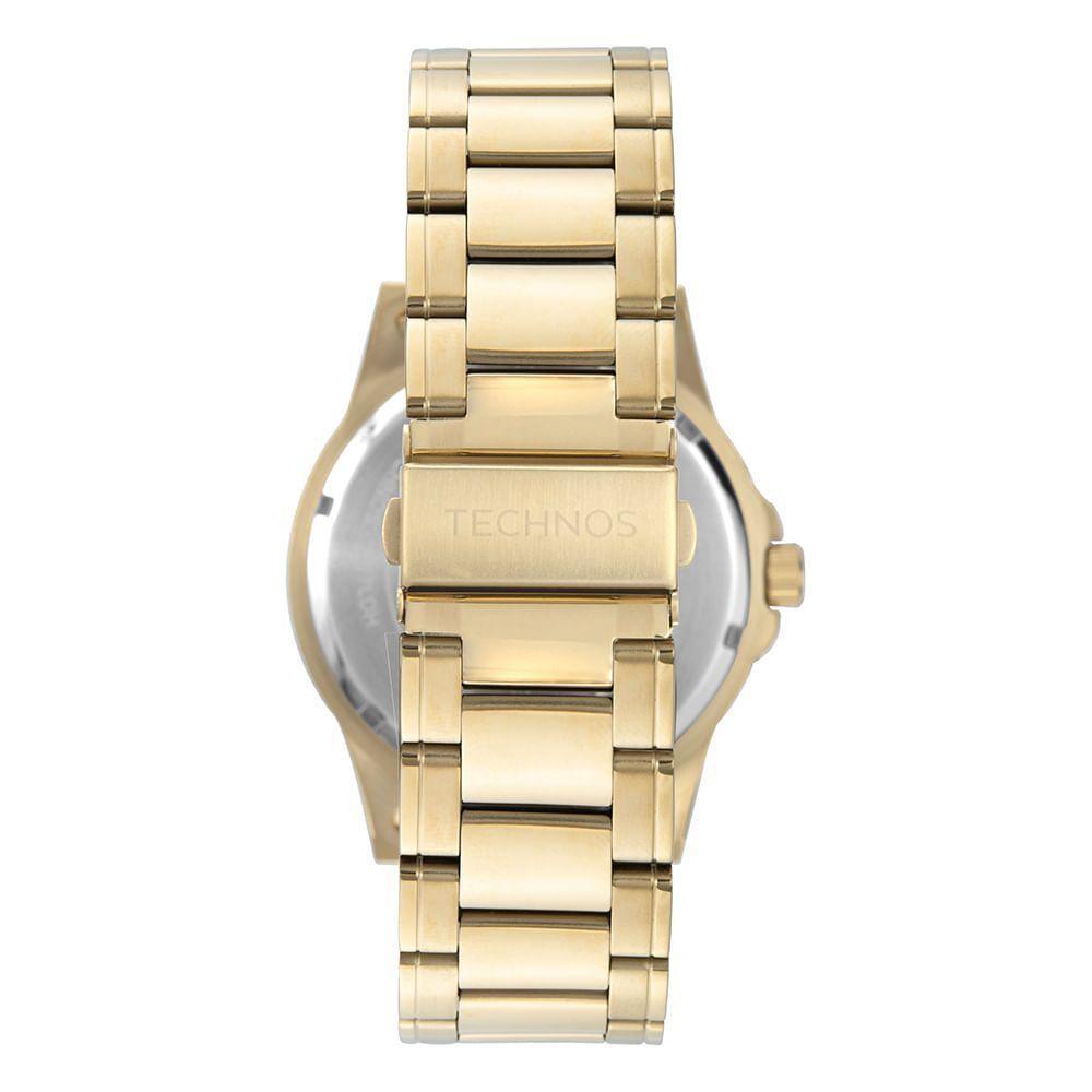 Relógio Technos Masculino Racer Basico Dourado - 2115txb-1p 2115txb-1p - 3