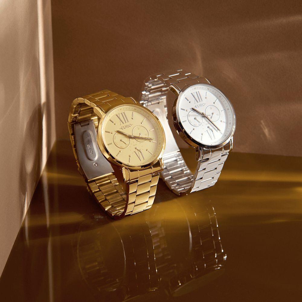 Relógio Euro Feminino Multiglow Dourado - Eu6p29ait-4d Eu6p29ait-4d - 5