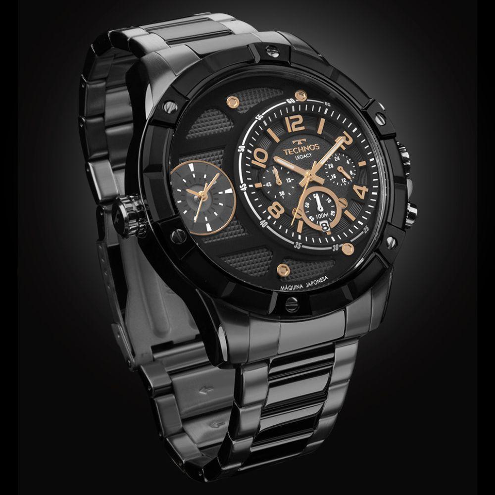 Relógio Technos Masculino Legacy Grafite - Os2a2maqab-1f Os2a2maqab-1f - 3
