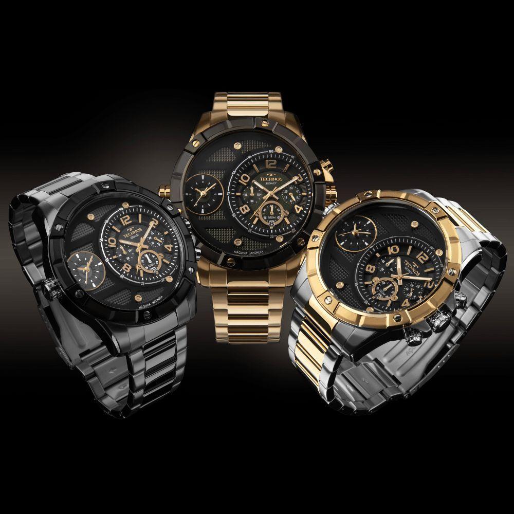 Relógio Technos Masculino Legacy Grafite - Os2a2maqab-1f Os2a2maqab-1f - 4