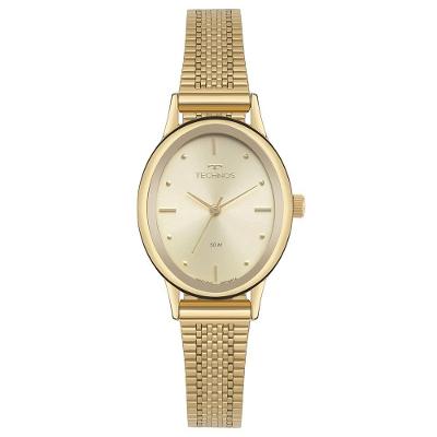 Relógio Feminino 2035MZD-1D Analógico Pulseira Aço Inox Dourado Technos