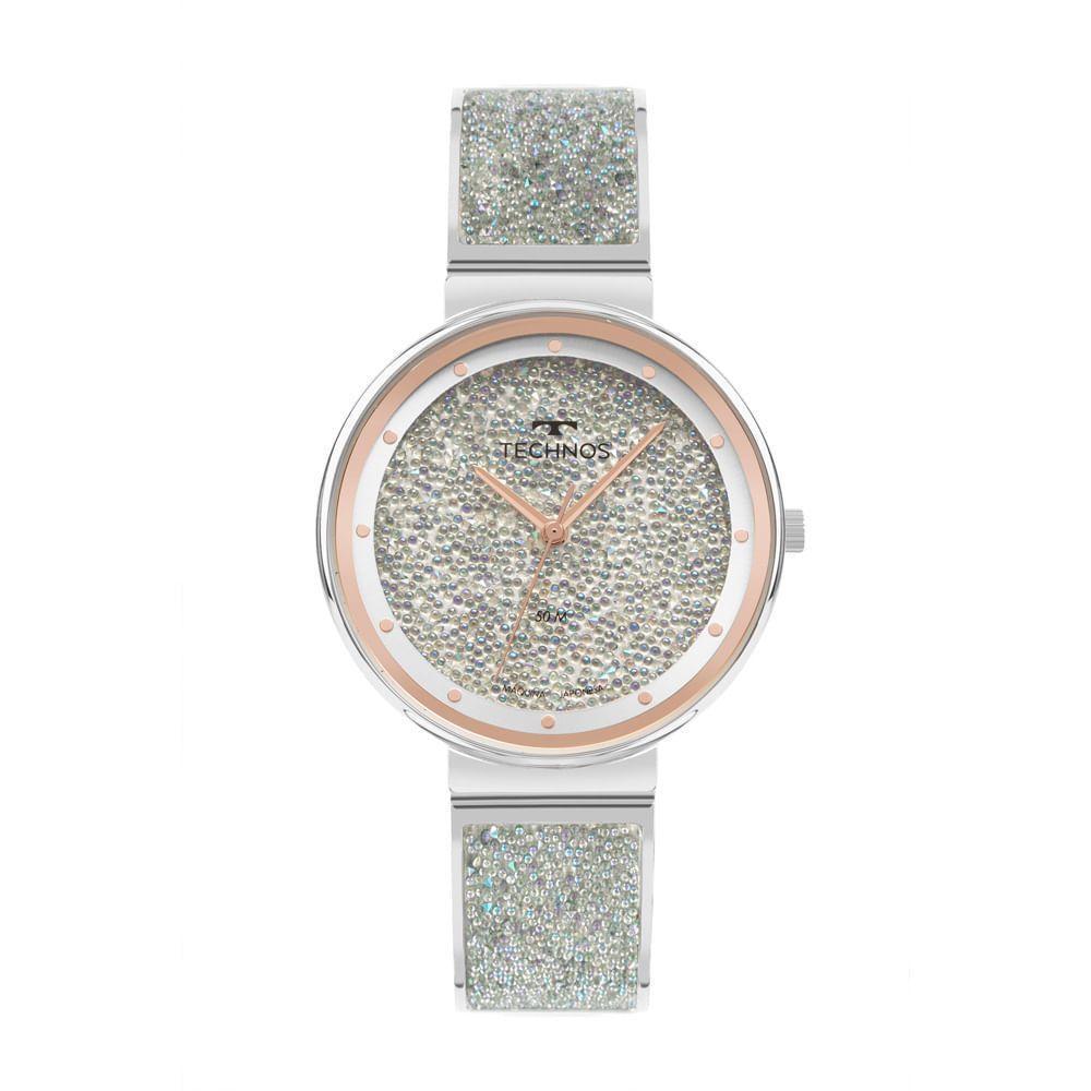 Relógio Technos Feminino Crystal Prata - 2039ed-1k 2039ed-1k - 1