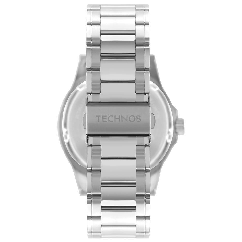 Relógio Technos Masculino Racer Prata - 2115ncg-1a 2115ncg-1a - 3