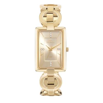 Relógio Feminino 2035MWI-1X Analógico Pulseira de Aço Inox com Pedras Dourado Technos