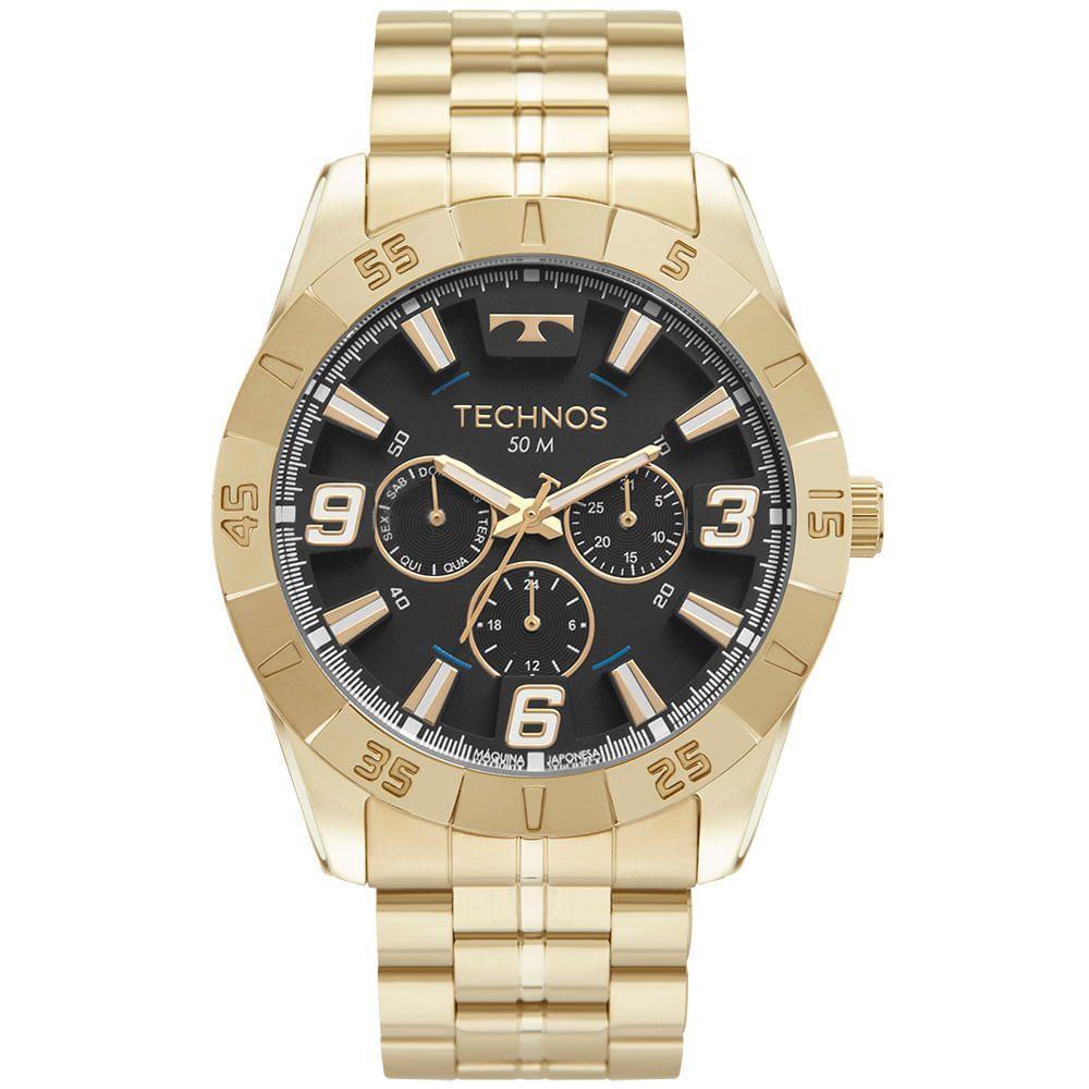 Relógio Technos Masculino Racer Dourado - 6p29alc-1p 6p29alc-1p - 1