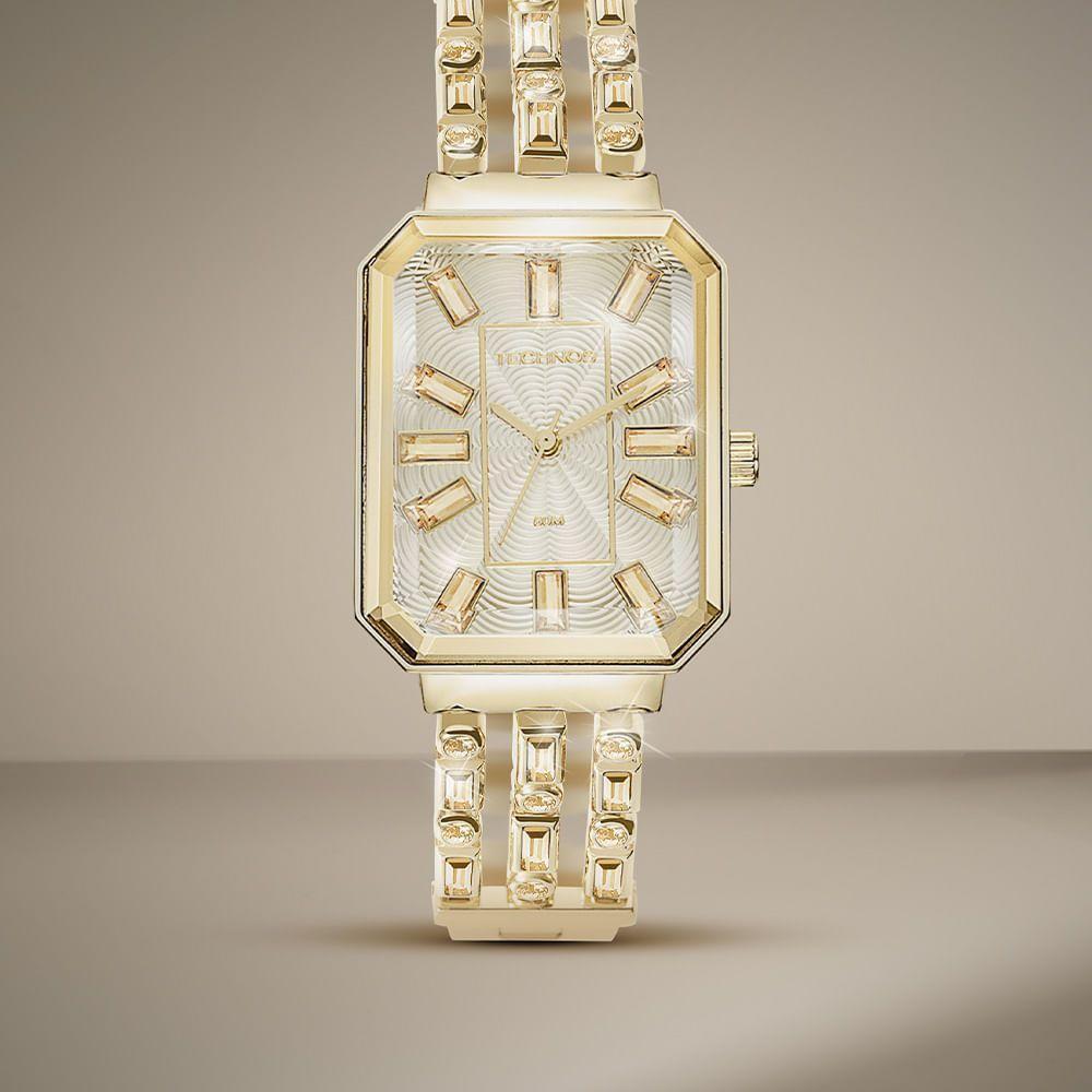 Relógio Technos Feminino Crystal Dourado - 2033da-1x 2033da-1x - 4
