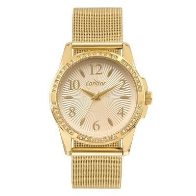 Relógio Condor Feminino Dia A Dia Dourado - Co2036mwg-4d Co2036mwg-4d