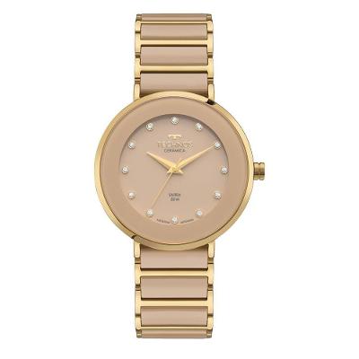 Relógio Technos Feminino Ceramic Sapphire Dourado - 2035lmm-1x