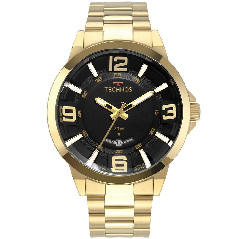 Relógio Technos Masculino Racer Dourado 2117lbo-4p 2117lbo-4p - 1