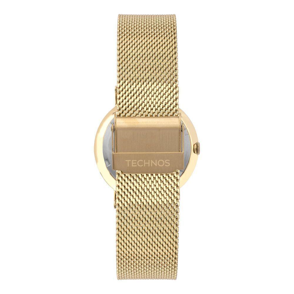 Relógio Technos Feminino Slim Dourado - 6p29ama-1d 6p29ama-1d - 3