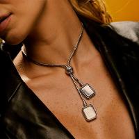 Colar Relógio Euro Feminino Unique Prata - Eu2035yws-4ki Eu2035yws-4ki - 2