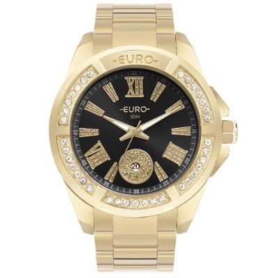 Relógio Euro Feminino Big Case Dourado - Eu2115ap-4p Eu2115ap-4p