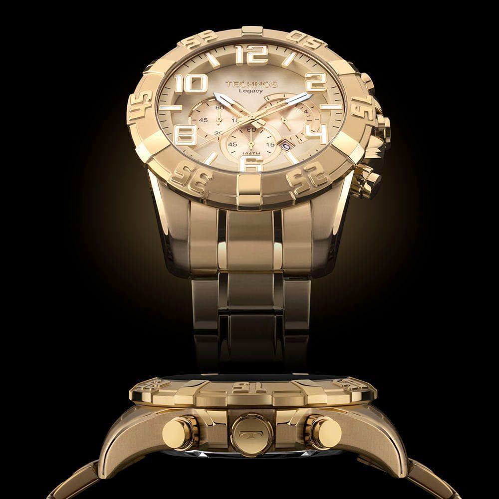 Relógio Technos Masculino Legacy Dourado - Os20iks-4x Os20iks-4x - 2