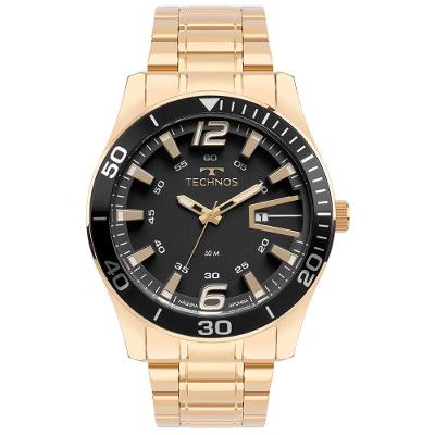 Relógio Technos Masculino Racer Dourado - 2115lajs-1p 2115lajs-1p