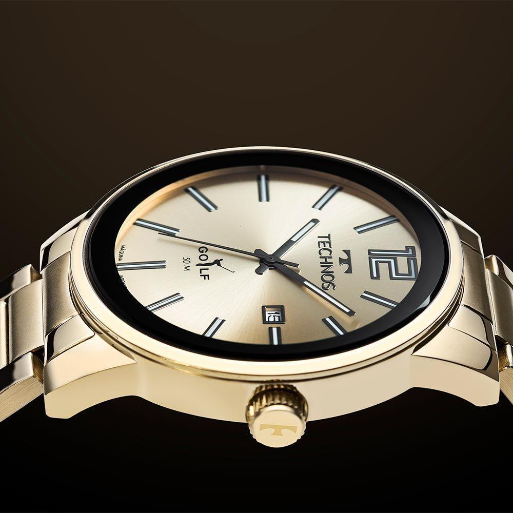 Relógio Technos Masculino Golf Dourado - 2115tts-1d 2115tts-1d - 4