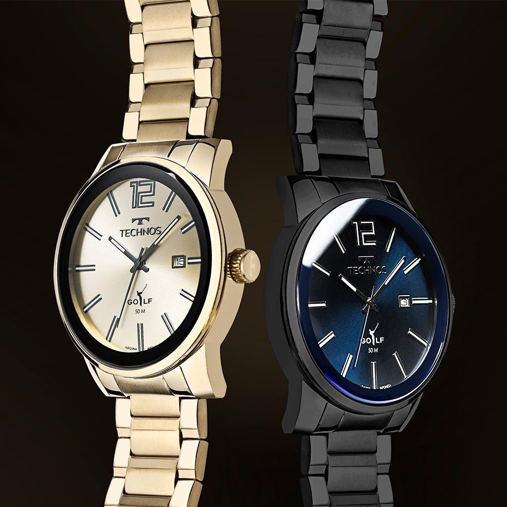 Relógio Technos Masculino Golf Dourado - 2115tts-1d 2115tts-1d - 5