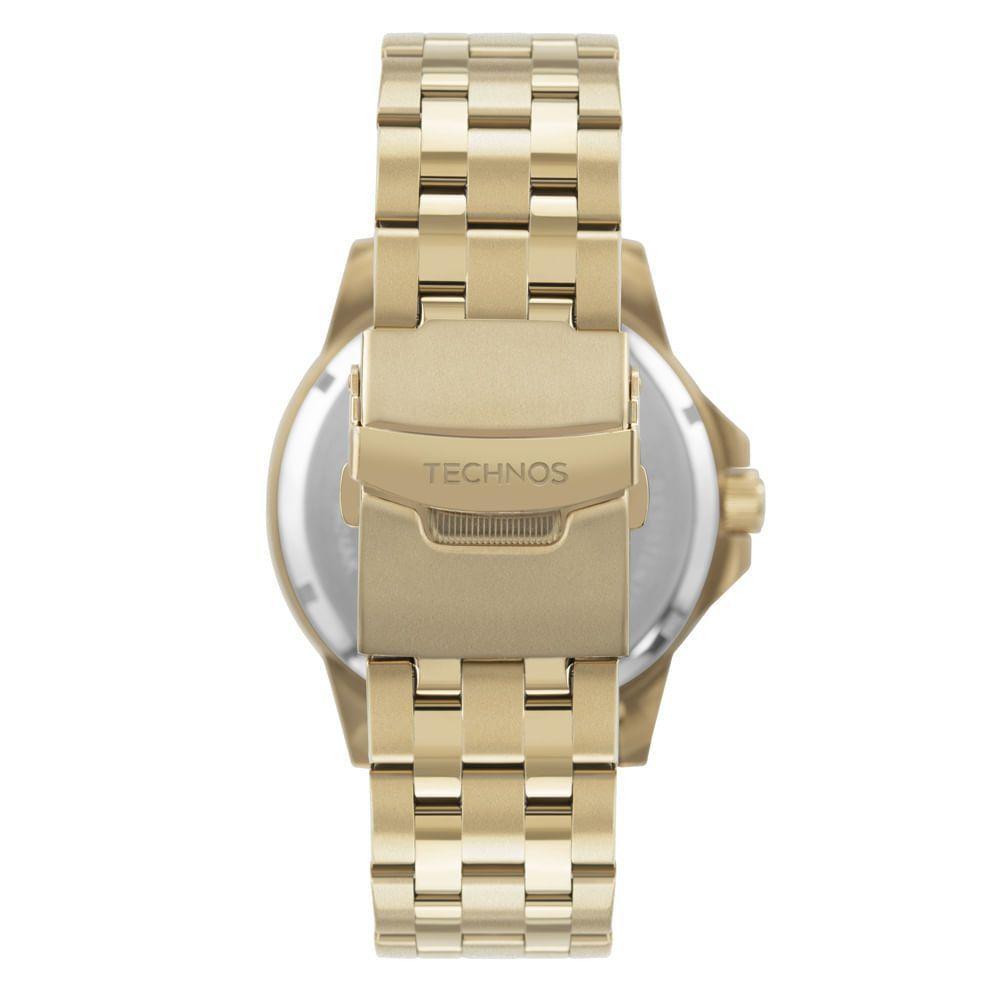 Relógio Technos Masculino Automático Dourado - 8n24ak-1d 8n24ak-1d - 3