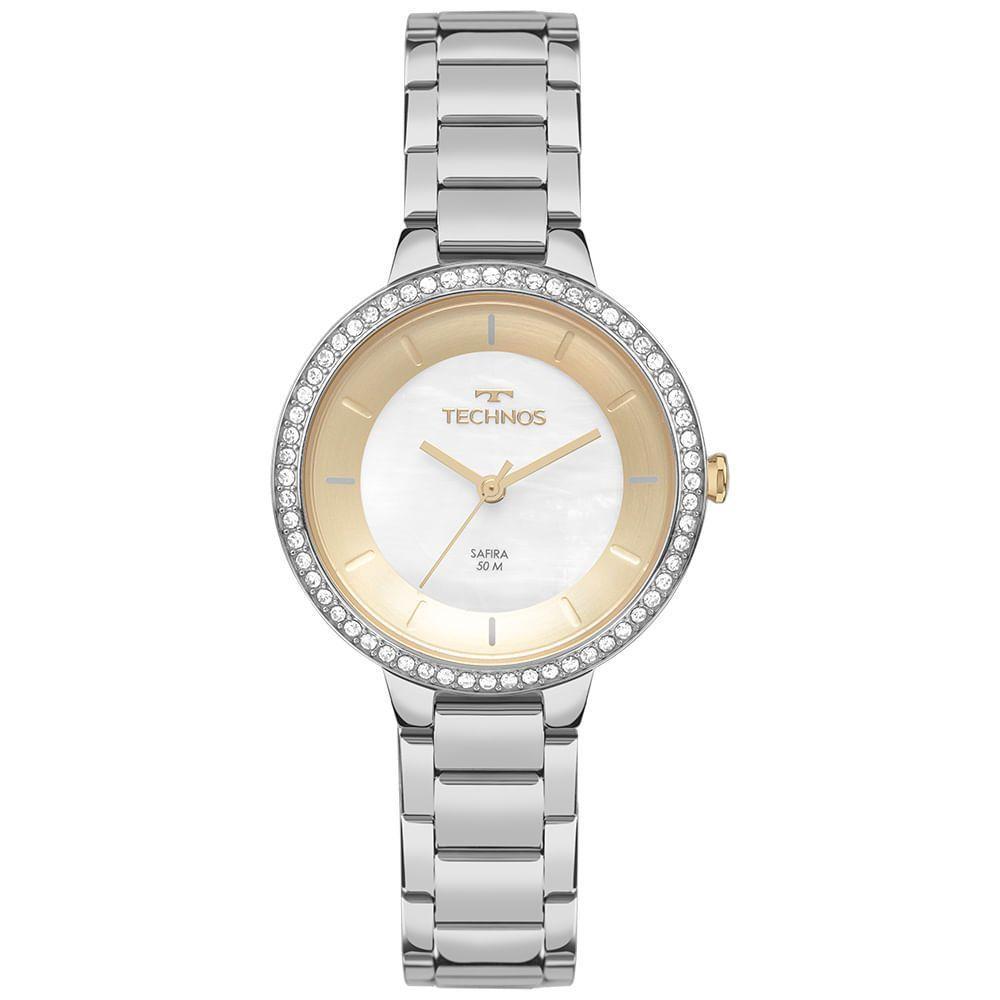 Relógio Technos Feminino Slim Prata - Vj21ad-1d Vj21ad-1d - 1