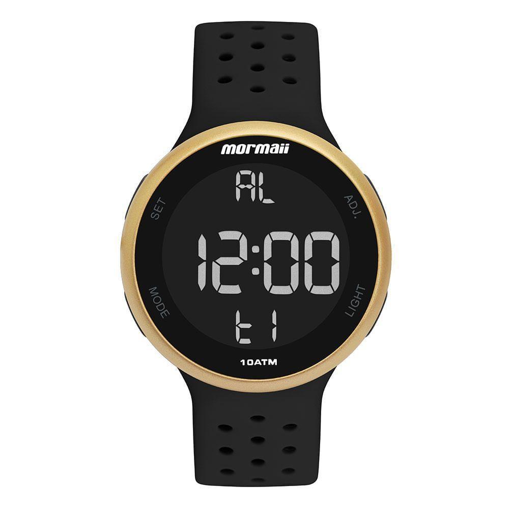 Relógio Mormaii Digi Unissex Dourado Mo7700ab-8d Mo7700ab-8d - 1