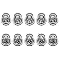 Válvula Para Pia Kit 10 Aço Inox 3.1-2 G01 Cromado - Mpozenato - 1