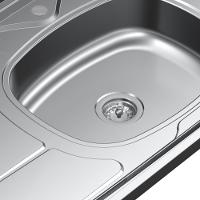 Válvula Para Pia Kit 10 Aço Inox 3.1-2 G01 Cromado - Mpozenato - 2