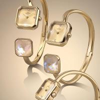 Relógio Technos Feminino Crystal Dourado - 751aa-1d 751aa-1d - 2