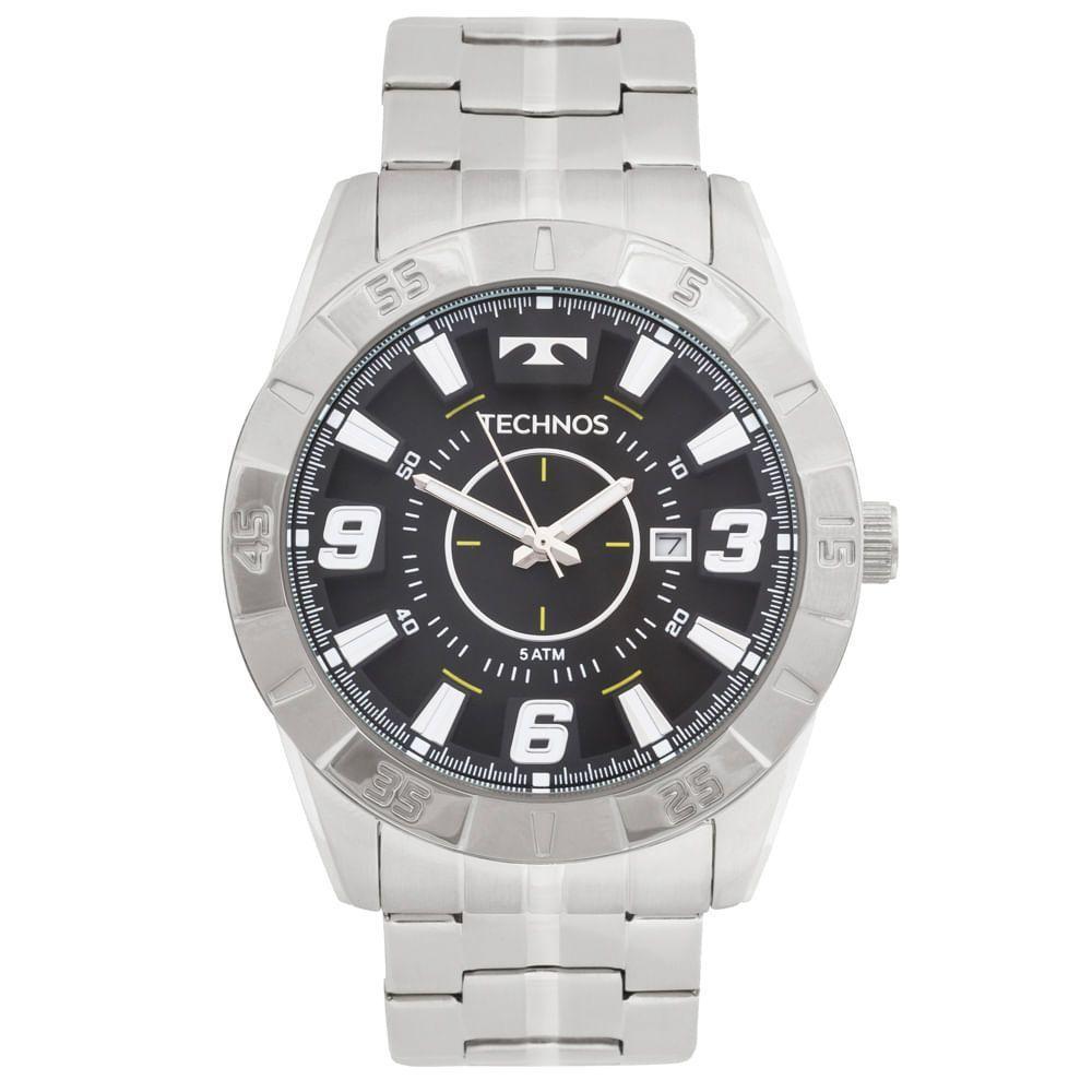 Relógio Technos Racer 2115kyx-1p Prata 2115kyx-1p - 1