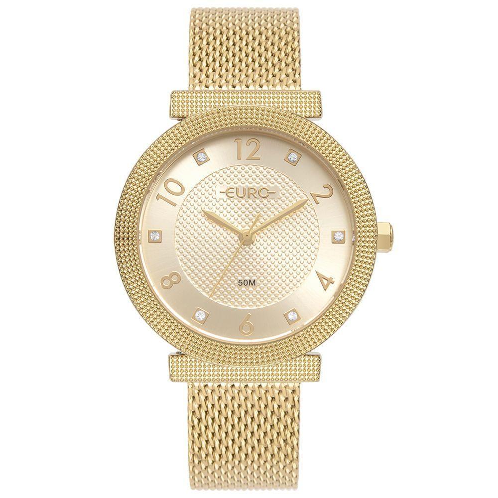 Relógio Euro Feminino Glitz Dourado - Eu2036yuo-4d Eu2036yuo-4d - 1