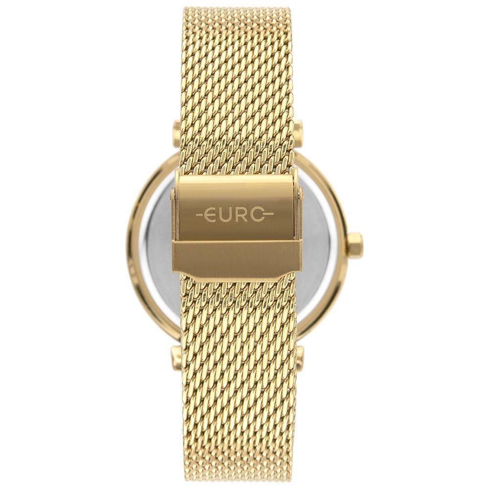 Relógio Euro Feminino Glitz Dourado - Eu2036yuo-4d Eu2036yuo-4d - 3