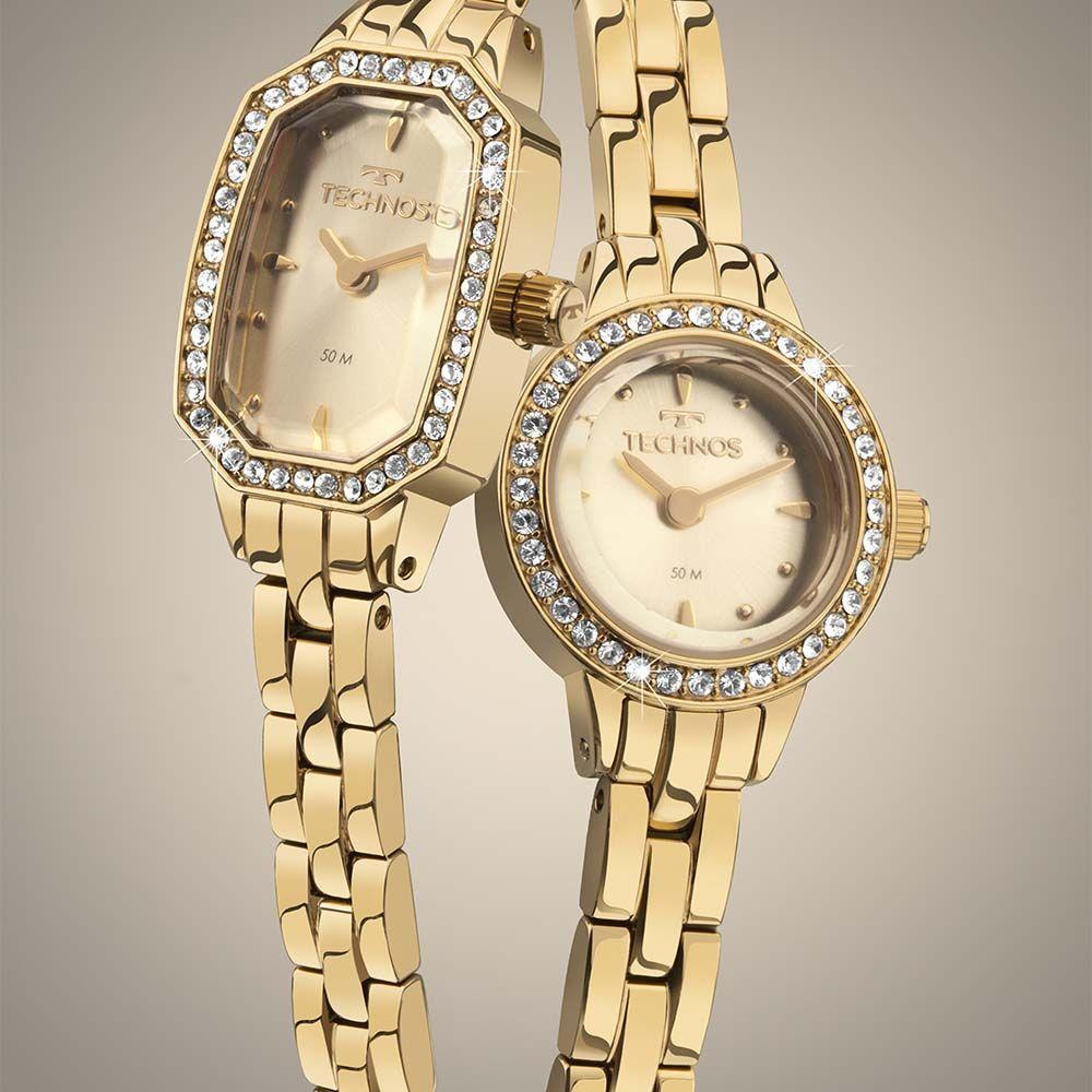 Relógio Technos Feminino Mini Joia Dourado - 5y20lt-1d 5y20lt-1d - 2