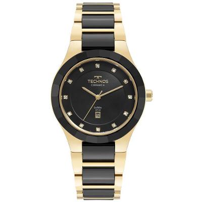 Relógio Technos Feminino Ceramic-saphire Dourado - 2015cen-1p 2015cen-1p