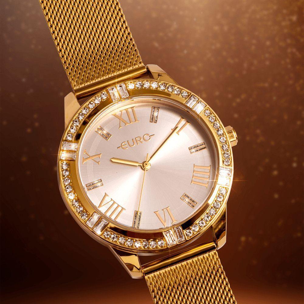 Relógio Euro Feminino Stones Dourado - Eu2033cc-4d Eu2033cc-4d - 4