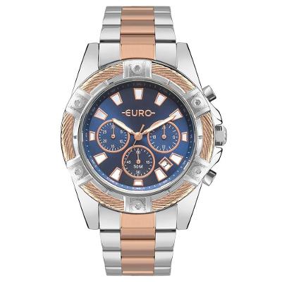 Relógio Euro Feminino Big Case Bicolor - Eujs25ah-4a Eujs25ah-4a