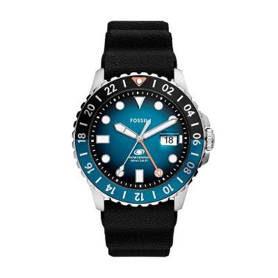 Relógio Fossil Masculino Blue Prata - Fs6049-2kn Fs6049-2kn