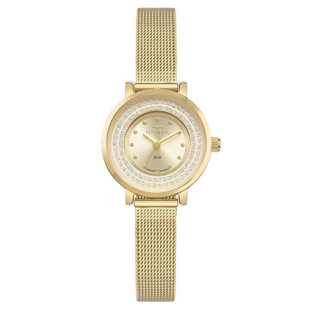 Relógio Technos Feminino Mini Dourado - 2035nad-1d 2035nad-1d - 1