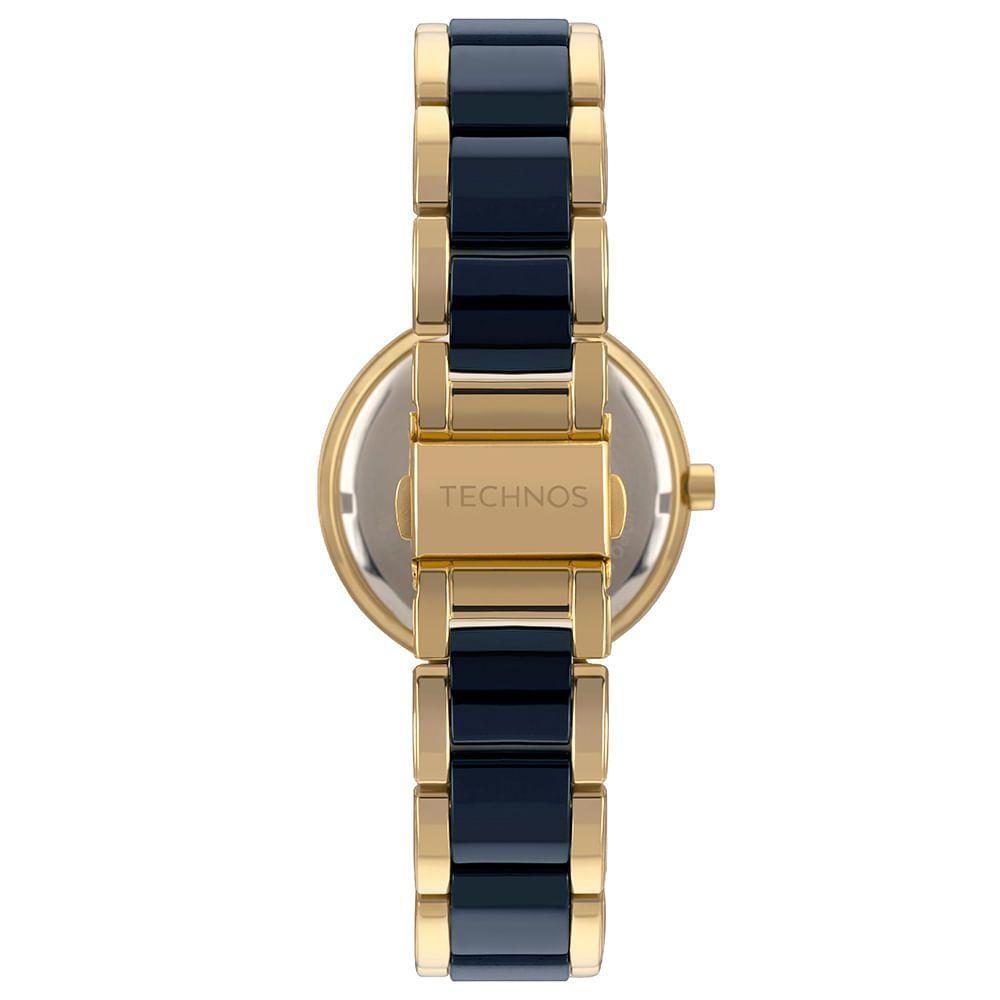 Relógio Technos Feminino Ceramic-saphire Dourado - 2036mkp-1a - 2