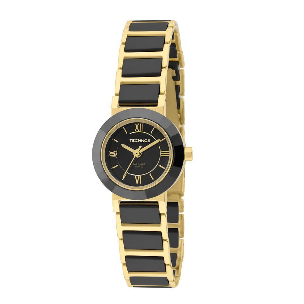 Relógio Technos Feminino Ceramic Dourado - 2035lwf-4p 2035lwf-4p - 1