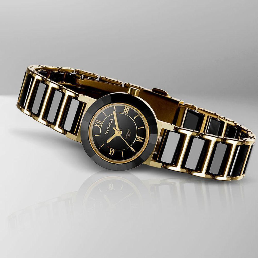 Relógio Technos Feminino Ceramic Dourado - 2035lwf-4p 2035lwf-4p - 4