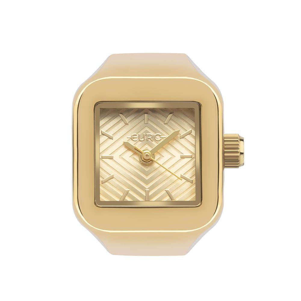 Relógio Anel Euro Feminino Unique Dourado - Eu2035yww-4di Eu2035yww-4di - 1