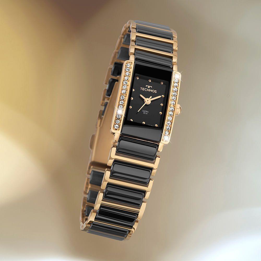 Relógio Technos Feminino Ceramic-saphire Dourado - 5y30xp-1p 5y30xp-1p - 4